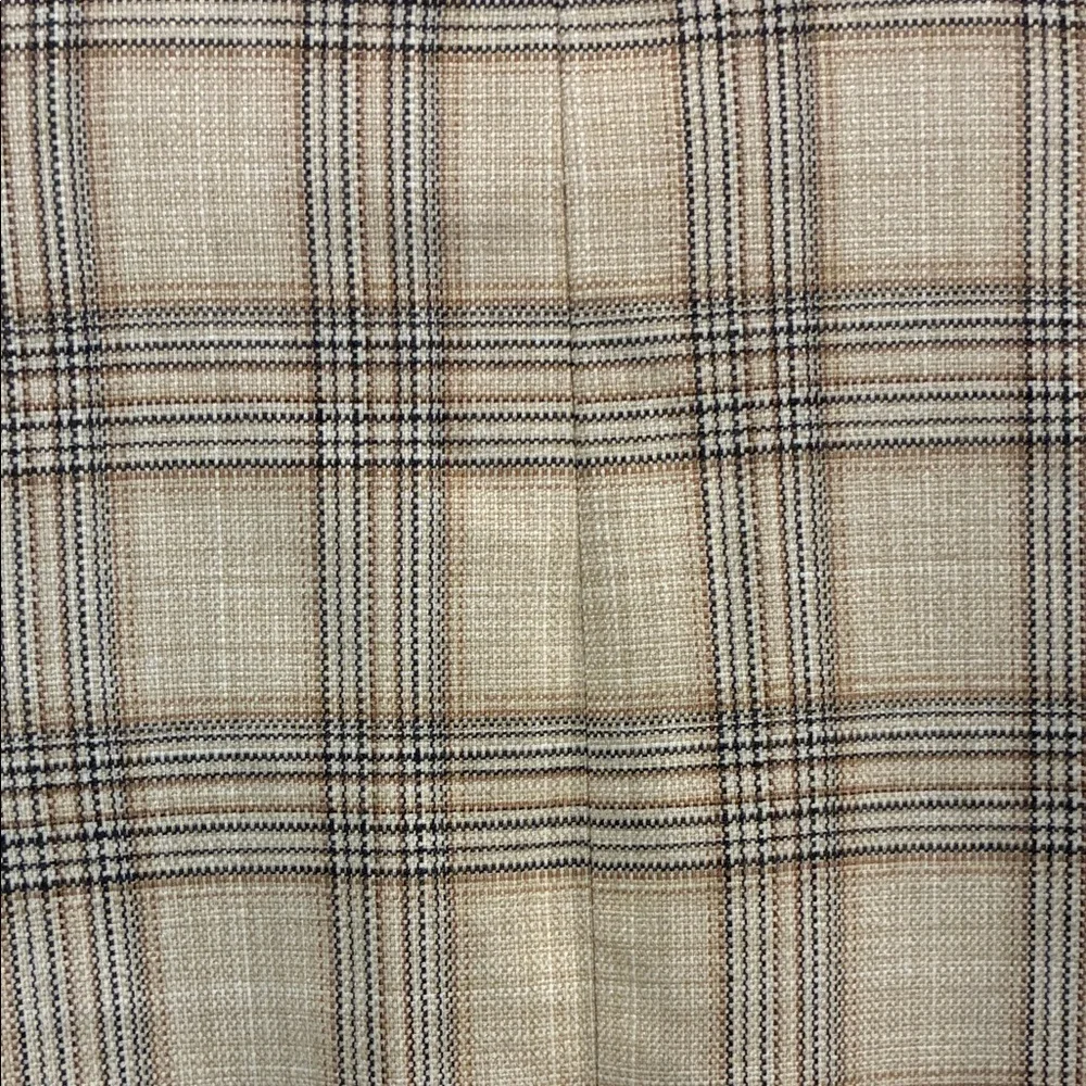 Murano Cream & Gray Plaid Men's Sport Coat - Picture 5 of 7